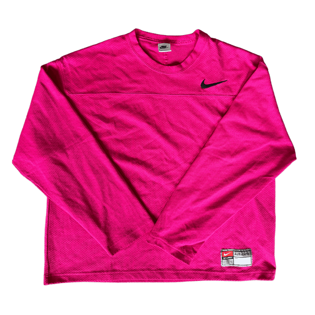 Nike x Stussy Long Sleeve Jersey Pink – N1B